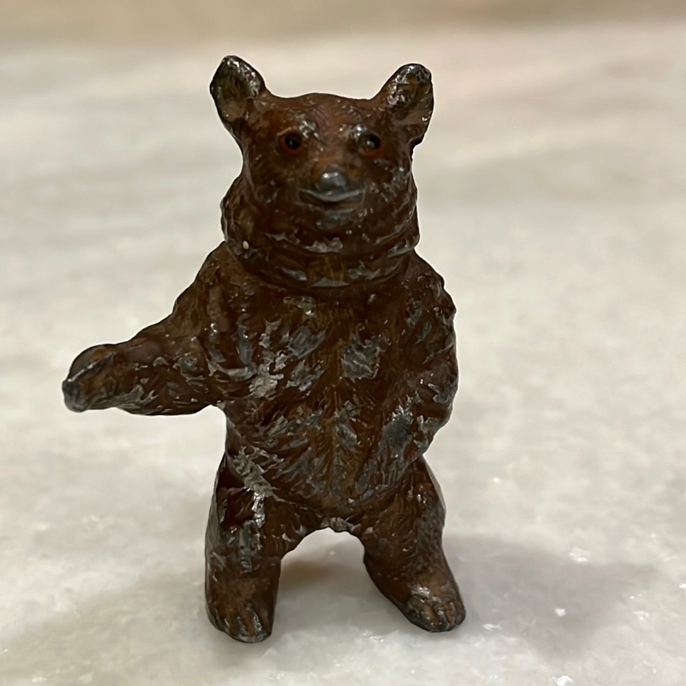 Metal Bear figurine